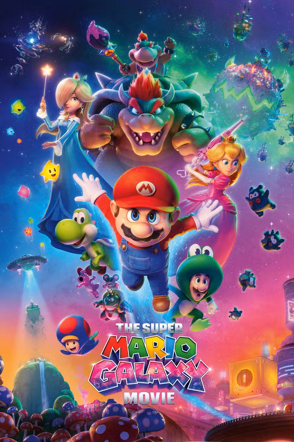 Pôster oficial The Super Mario Galaxy Movie 2026