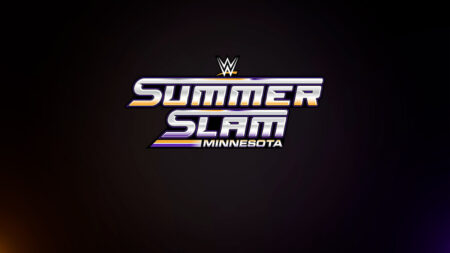 WWE SummerSlam 2026 Minneapolis August promotional poster