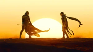 A espera por Duna: Parte 3 ganha uma data ainda mais cedo nos EUA Paul Atreides e Chani em cena de Duna: Parte 3 com sessões antecipadas IMAX