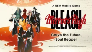 Pôster oficial Bleach Mirrors High novos Soul Reapers Tite Kubo