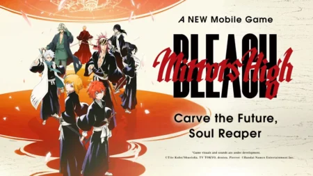 Pôster oficial Bleach Mirrors High novos Soul Reapers Tite Kubo