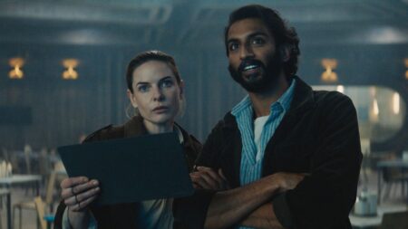 Rebecca Ferguson como Juliette em Silo temporada 3, episódio 8 no Apple TV+