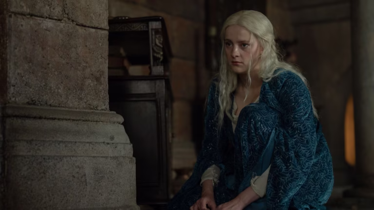 Helaena Targaryen em visão do episódio 7 de A Casa do Dragão