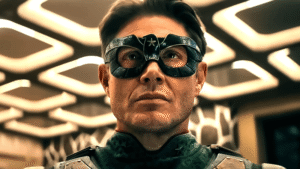 Jensen Ackles como Soldier Boy em Vought Rising nos anos 1950