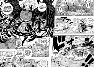 Imu forma transformada chifres braços escurecidos One Piece capítulo 1191