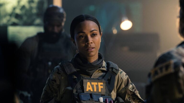 Zoe Saldaña como Joe em Operação Lioness 3ª temporada no Paramount+