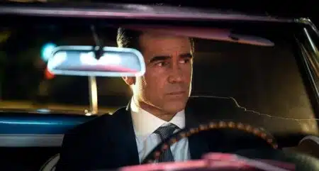 Colin Farrell como detetive John Sugar em cena de Sugar temporada 2