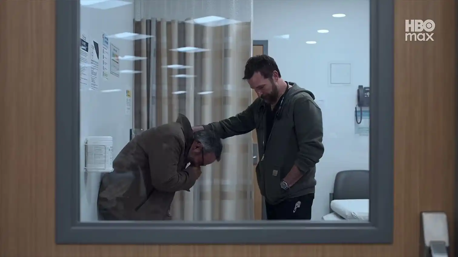 Cena do pronto-socorro em The Pitt 3ª temporada com Noah Wyle