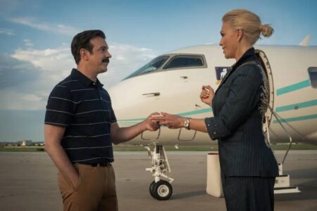 Jason Sudeikis como Ted Lasso na 4ª temporada do Apple TV+