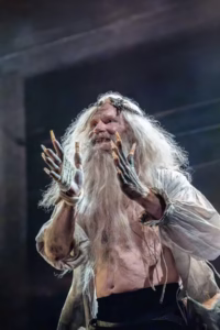 Michael Shaeffer como Aerys II Targaryen peça The Mad King