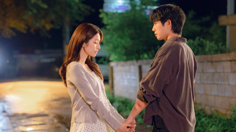 Jung Hae-in e Ha Young em cena de Um Grude de Amor Netflix
