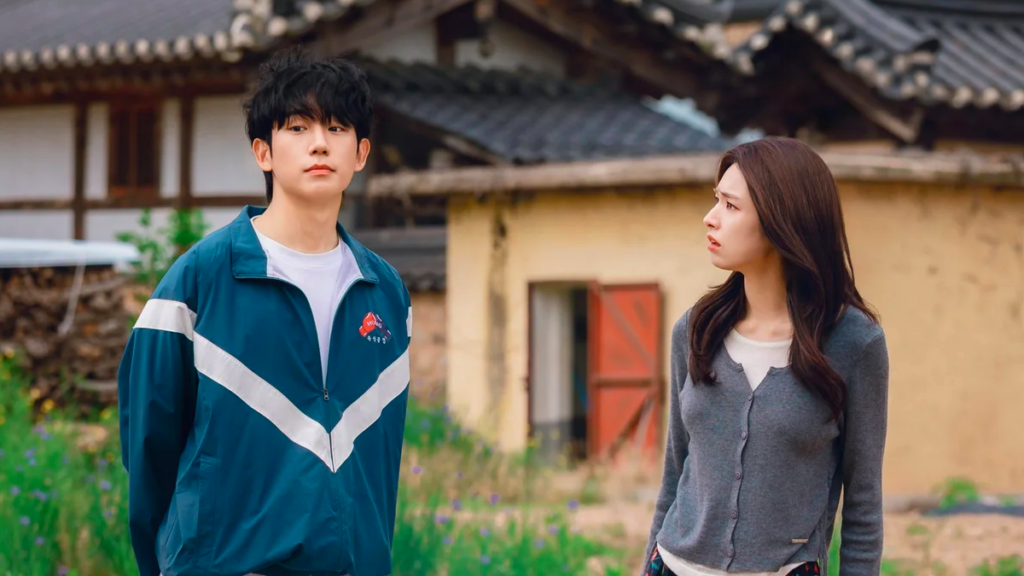 Ha Young como promotora Go Eun-sae em Um Grude de Amor