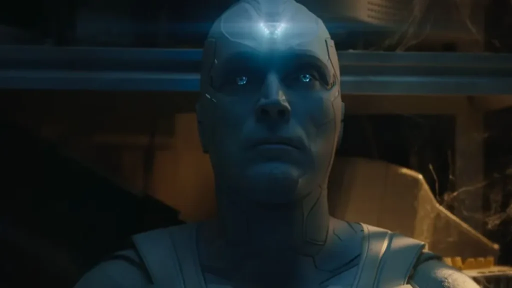 VisionQuest: trailer confirma volta de Paul Bettany e data de estreia Paul Bettany como Visão forma branca VisionQuest Disney+ 2026