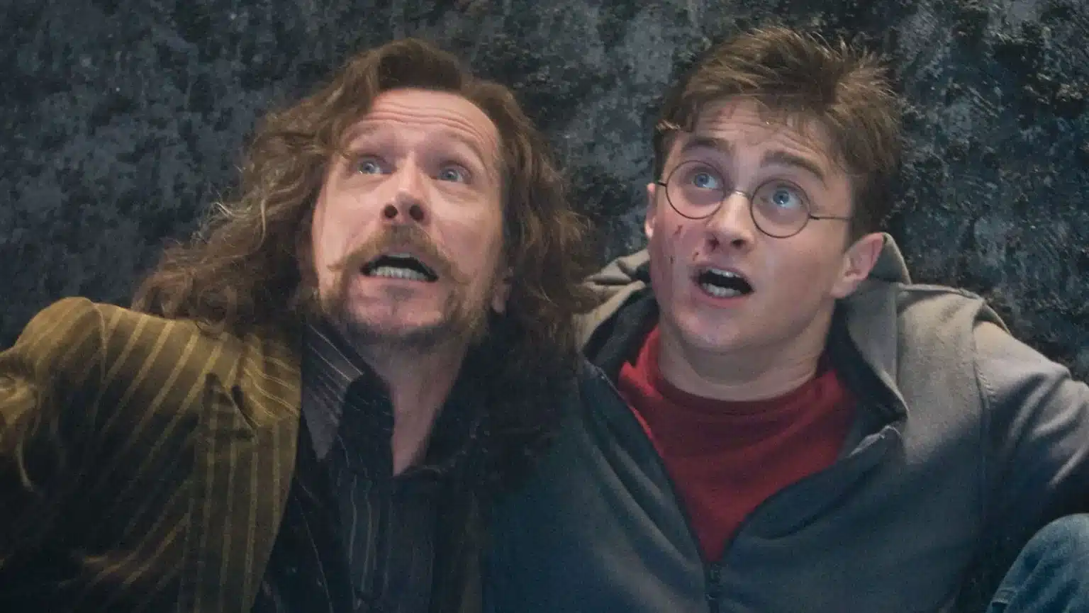 Gary Oldman e Daniel Radcliffe em 'A Ordem da Fênix'