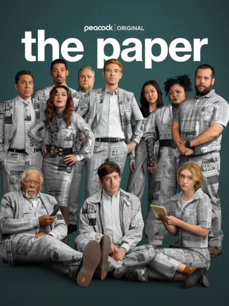 Pôster oficial The Paper 2ª temporada com elenco reunido