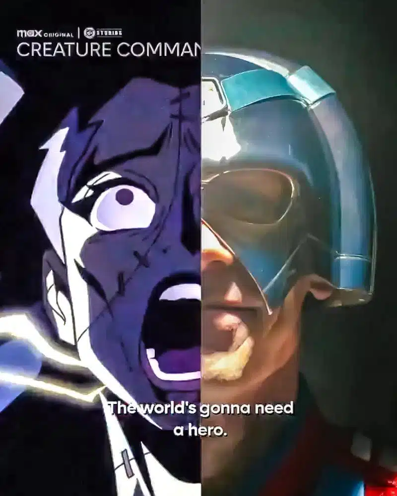 Noiva de Creature Commandos e John Cena em Peacemaker no promo DC