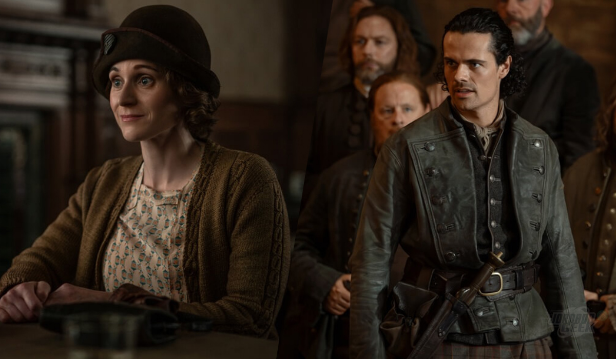 Cena de Outlander: Blood of My Blood retratando momentos da segunda temporada