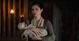 Outlander: Blood of My Blood, que horas estreia o episódio 6 no Disney+? Arte de divulgação de Outlander: Blood of My Blood mostrando personagens da série