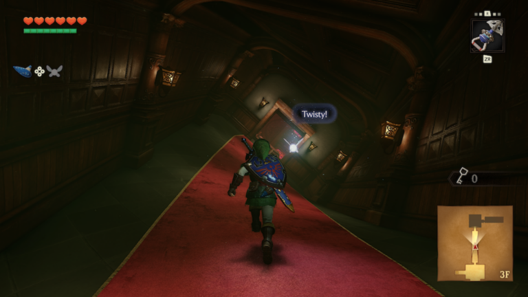 Zelda: Ocarina of Time muda a despedida de Link e Saria no remake Link em corredor retorcido da Forest Temple em The Legend of Zelda: Ocarina of Time remake