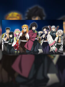 Hashira de Demon Slayer em cena representando fim de era e confronto final