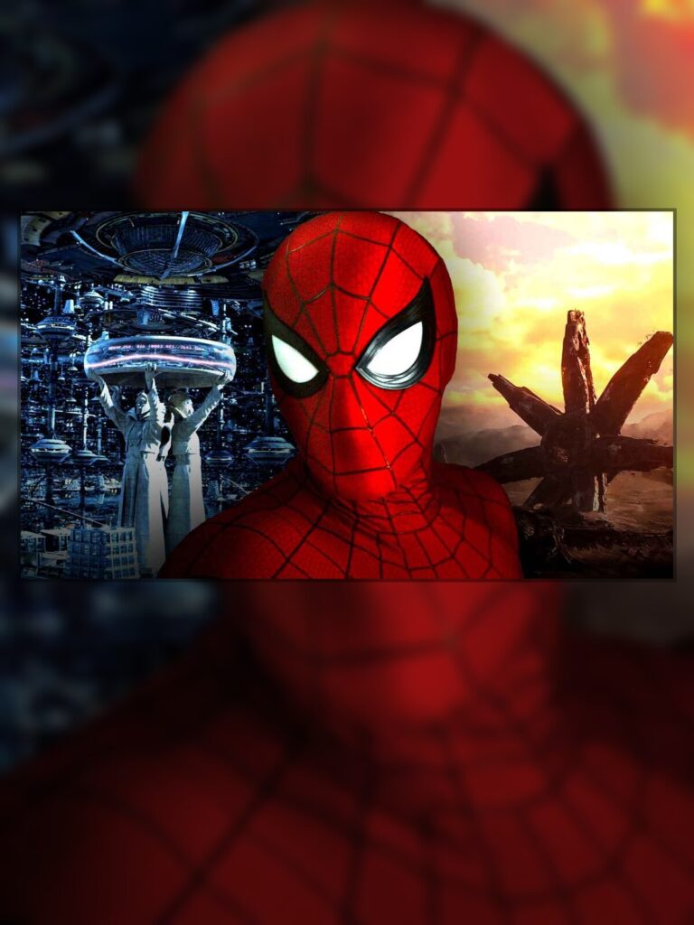 Spidey Tracker interface com sinal de Peter Parker no espaço profundo