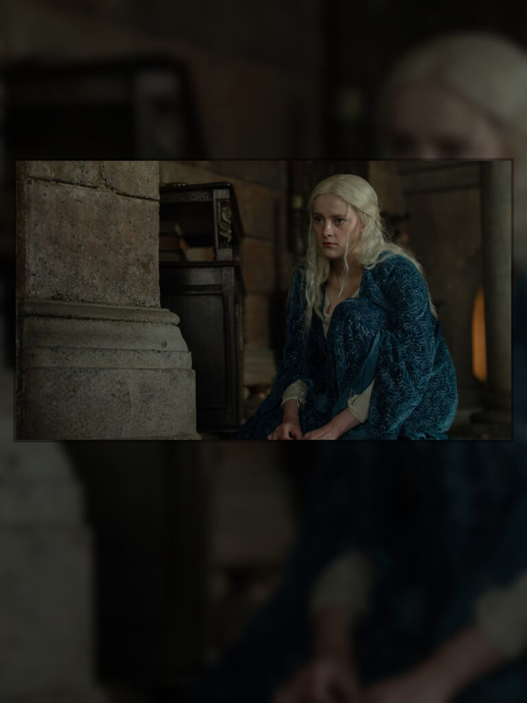 Helaena Targaryen em visão do episódio 7 de A Casa do Dragão