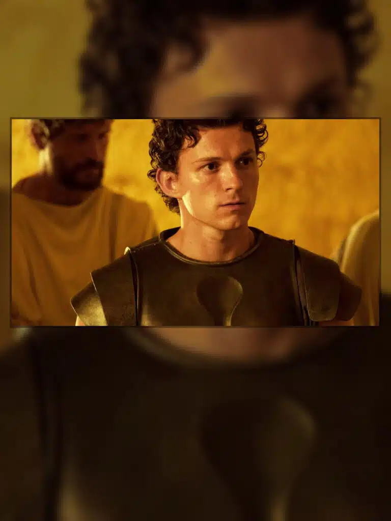 Tom Holland como Homem-Aranha em cena do filme Um Novo Dia