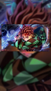 Tanjiro em cena de Demon Slayer: Castelo Infinito na Crunchyroll