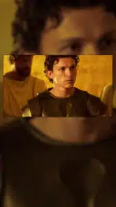 Tom Holland como Homem-Aranha em cena do filme Um Novo Dia